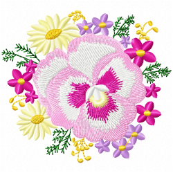 Flowers And Tree Embroidery Design 5 Flowers And Tree Embroidery Design 5